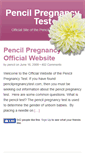 Mobile Screenshot of pencilpregnancytest.com